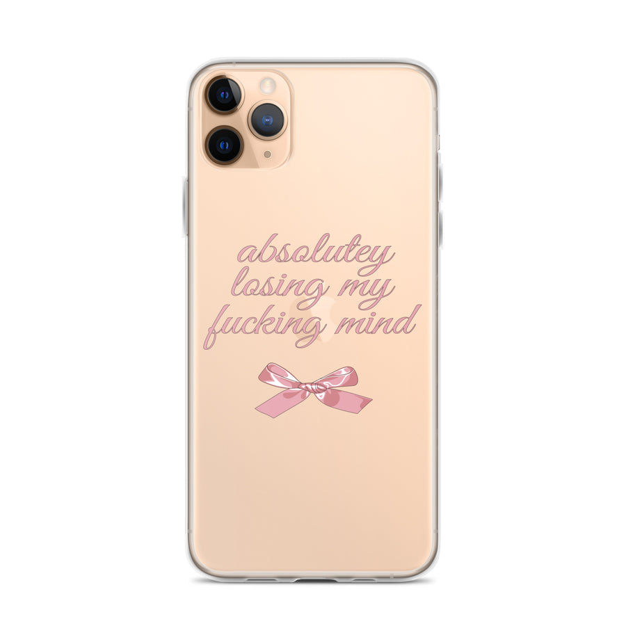 Losing My Mind iPhone Case