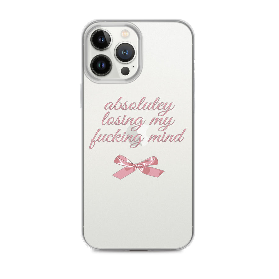 Losing My Mind iPhone Case