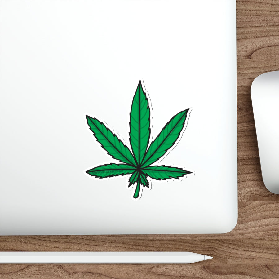 Weed Leaf Sticker