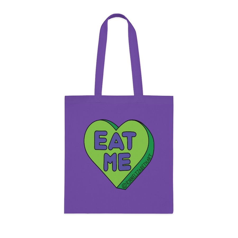 Eat Me Candy Heart Tote Bag