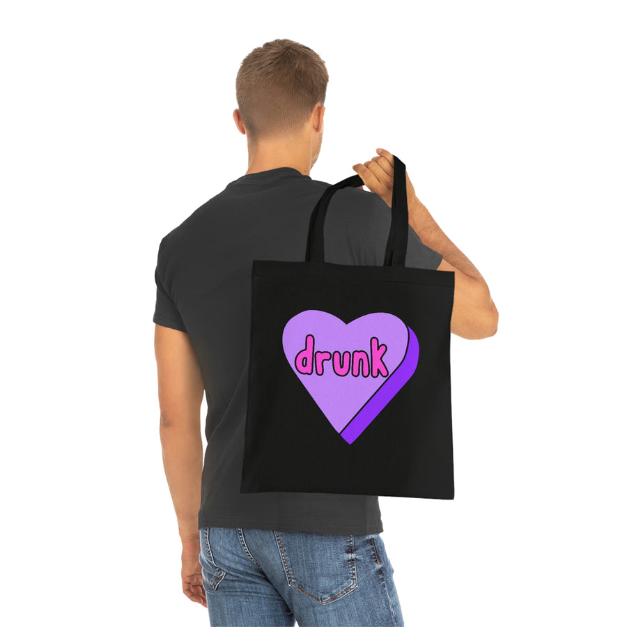 Drunk Candy Heart Tote Bag