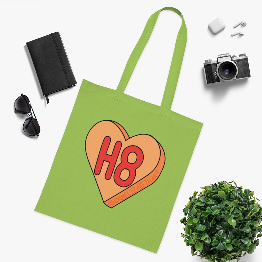 H8 Candy Heart Tote Bag