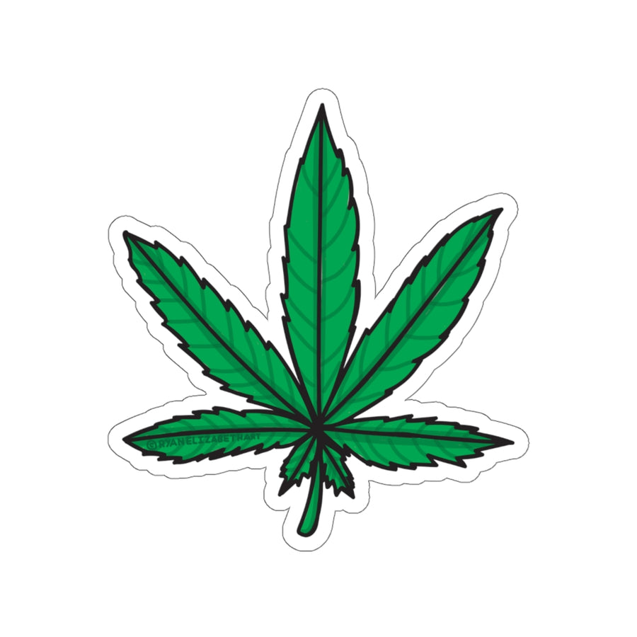 Weed Leaf Sticker