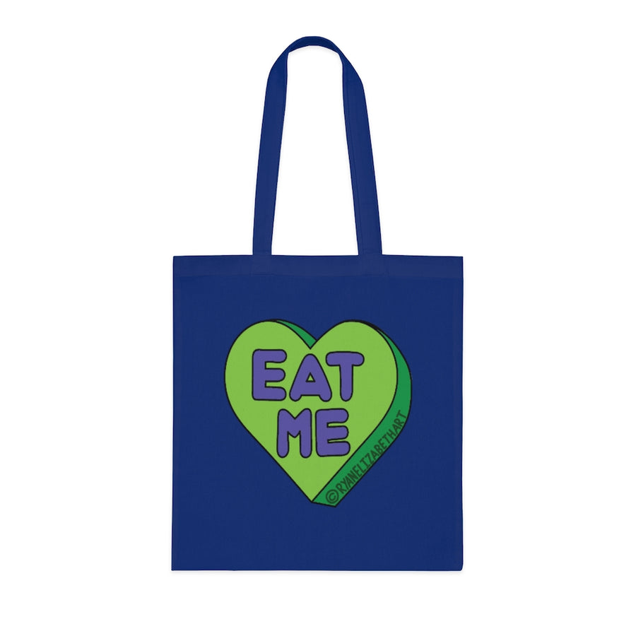 Eat Me Candy Heart Tote Bag