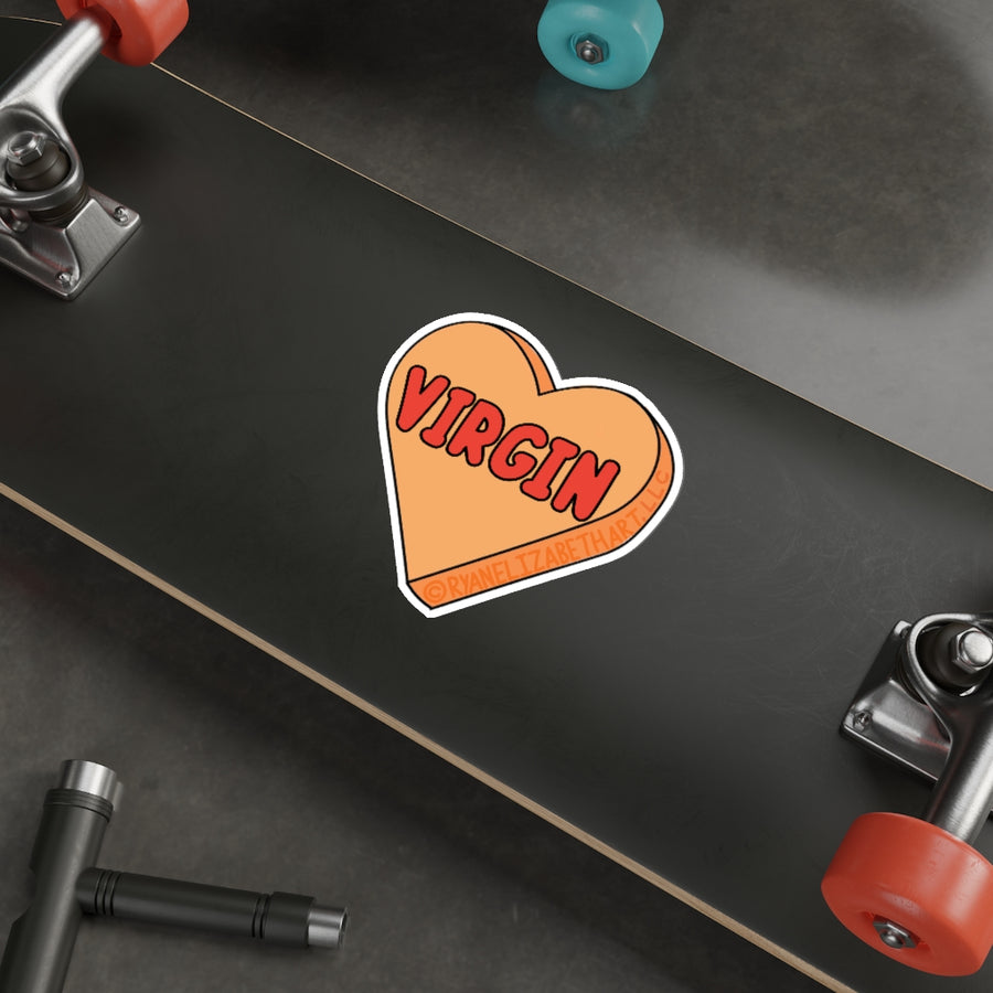 Virgin Candy Heart Sticker