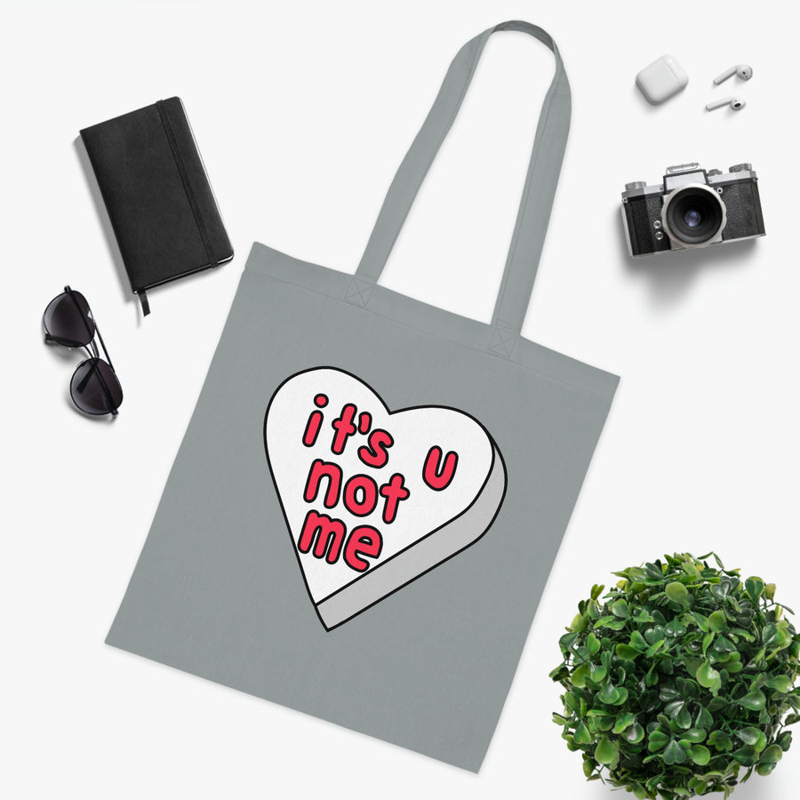 It's U Not Me Candy Heart Tote Bag