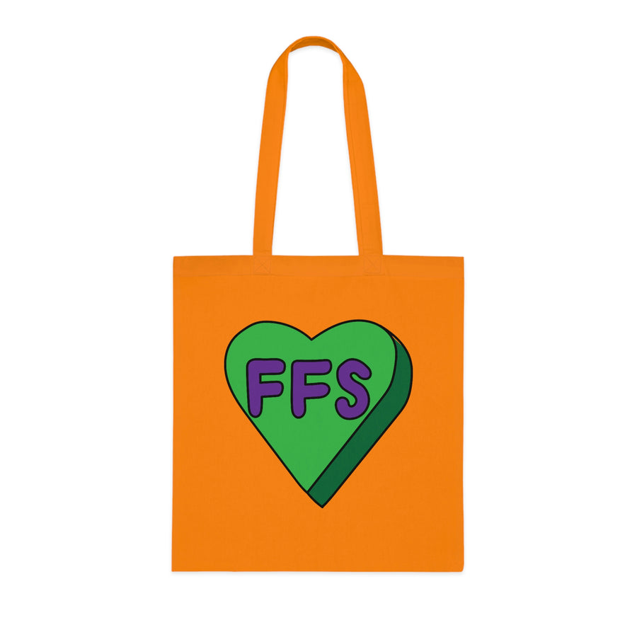 FFS Candy Heart Tote Bag