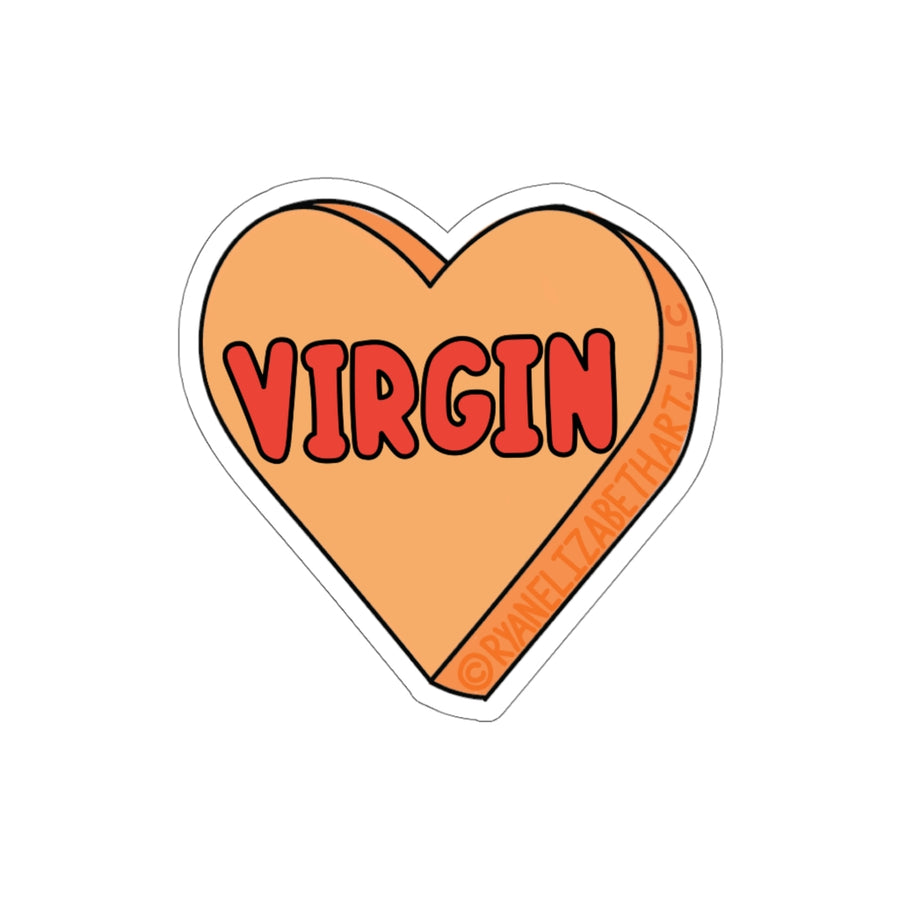 Virgin Candy Heart Sticker