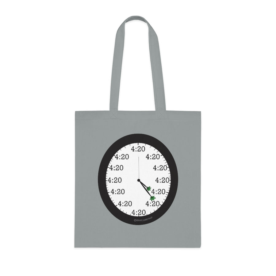 4:20 Clock Tote Bag