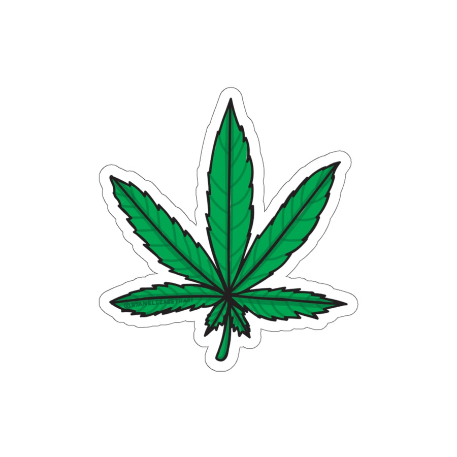 Weed Leaf Sticker