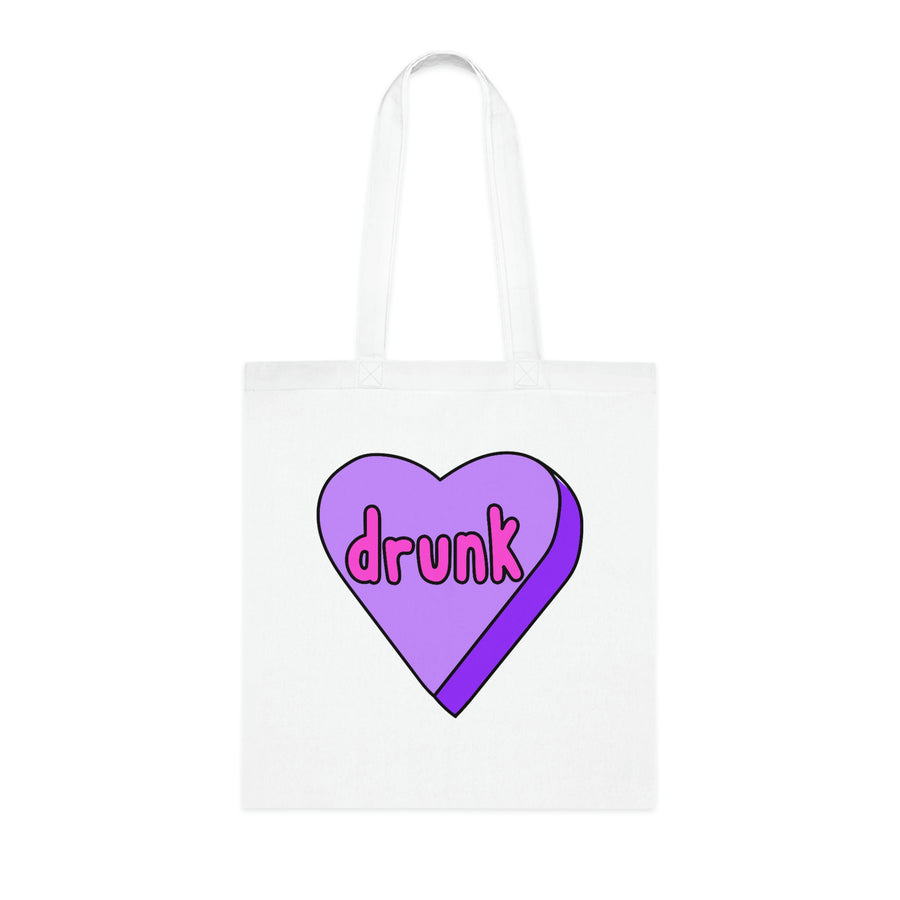 Drunk Candy Heart Tote Bag