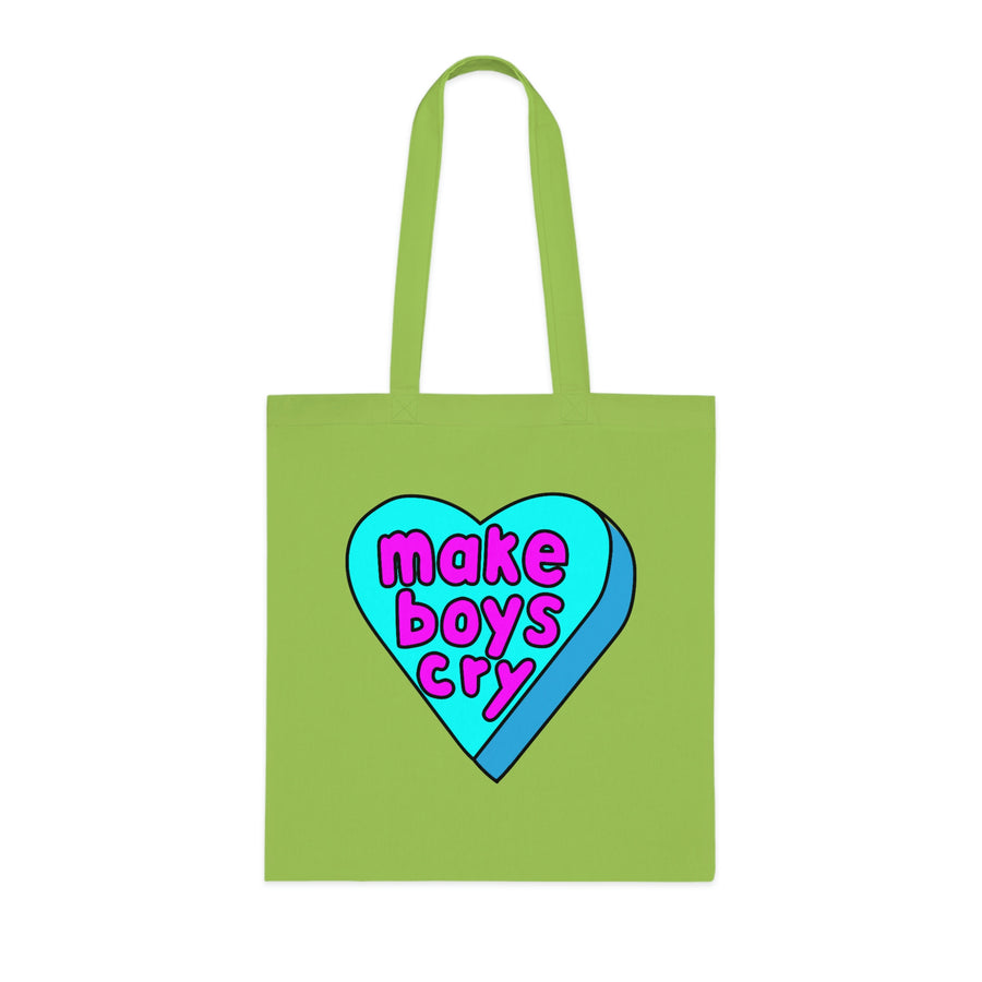 Make Boys Cry Candy Heart Tote Bag