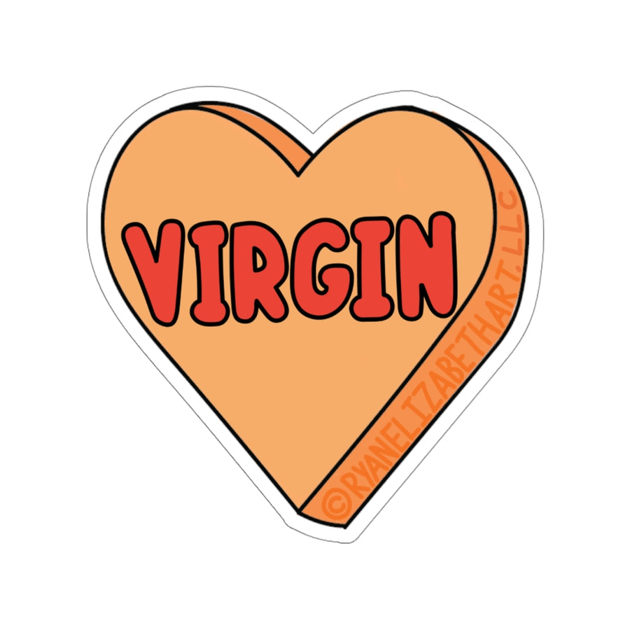 Virgin Candy Heart Sticker