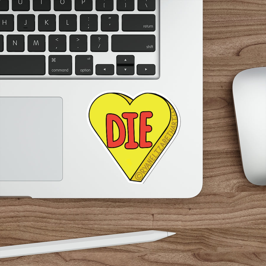 Die Candy Heart Sticker