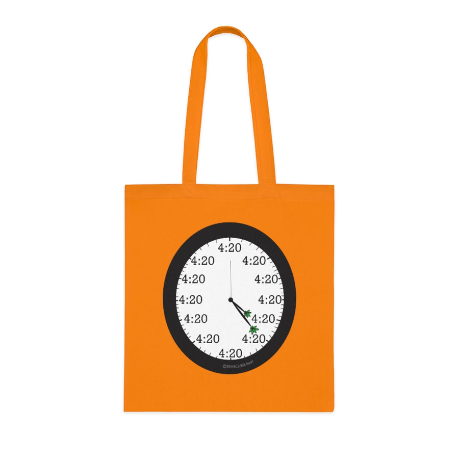 4:20 Clock Tote Bag