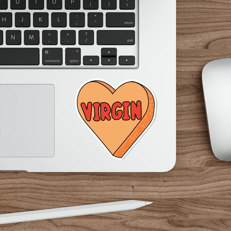 Virgin Candy Heart Sticker