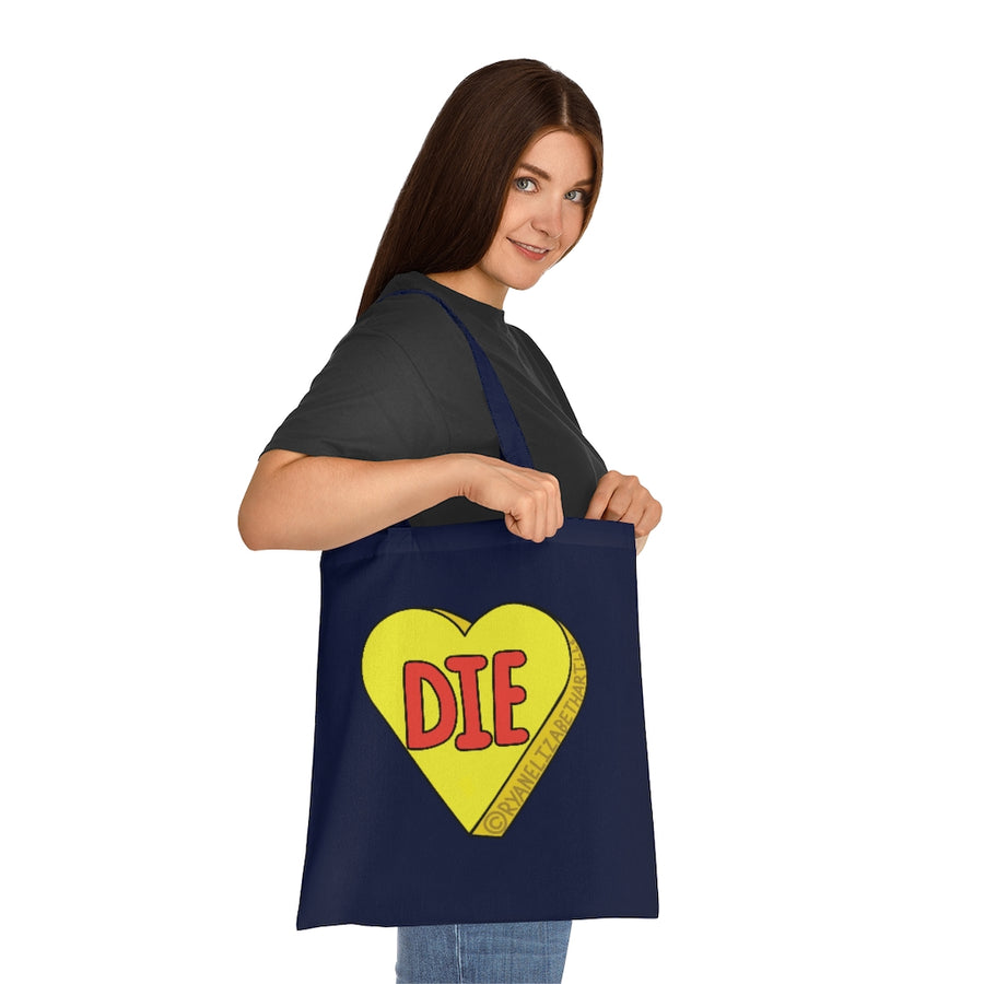 Die Candy Heart Tote Bag