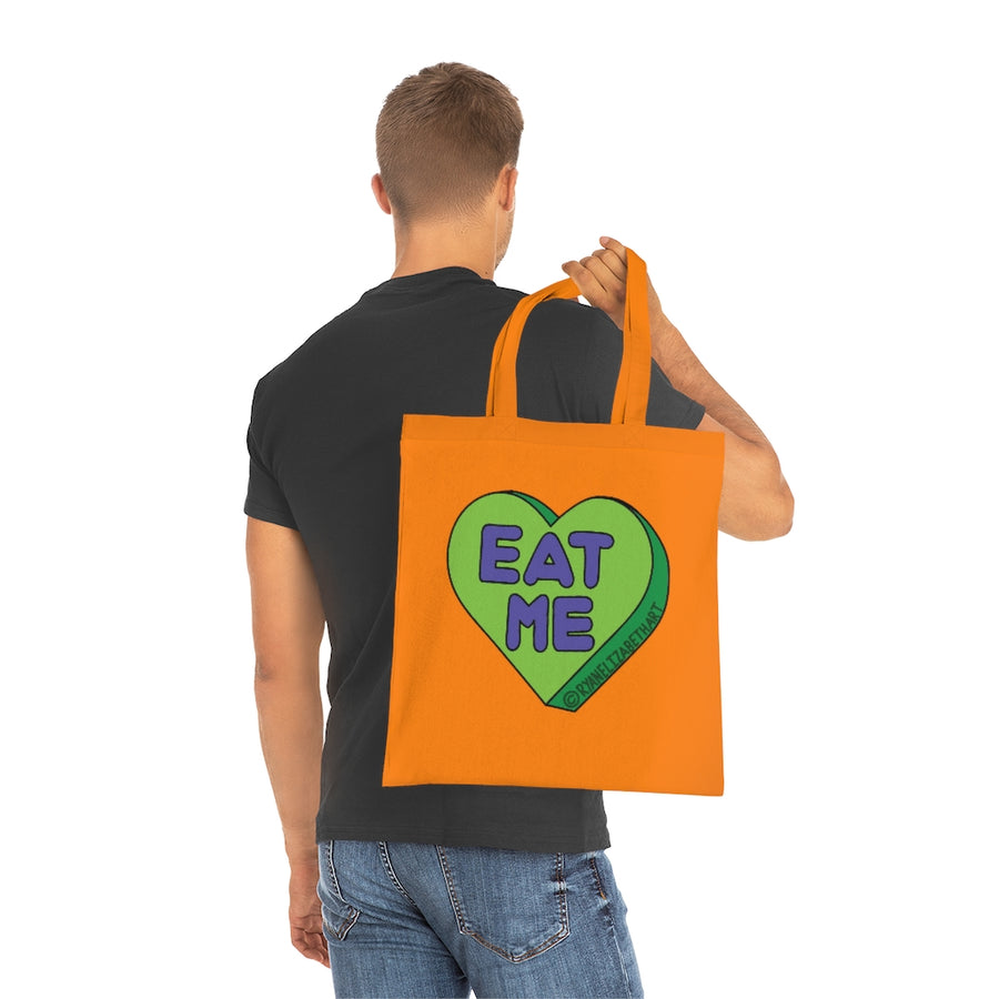 Eat Me Candy Heart Tote Bag