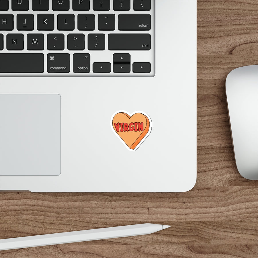 Virgin Candy Heart Sticker