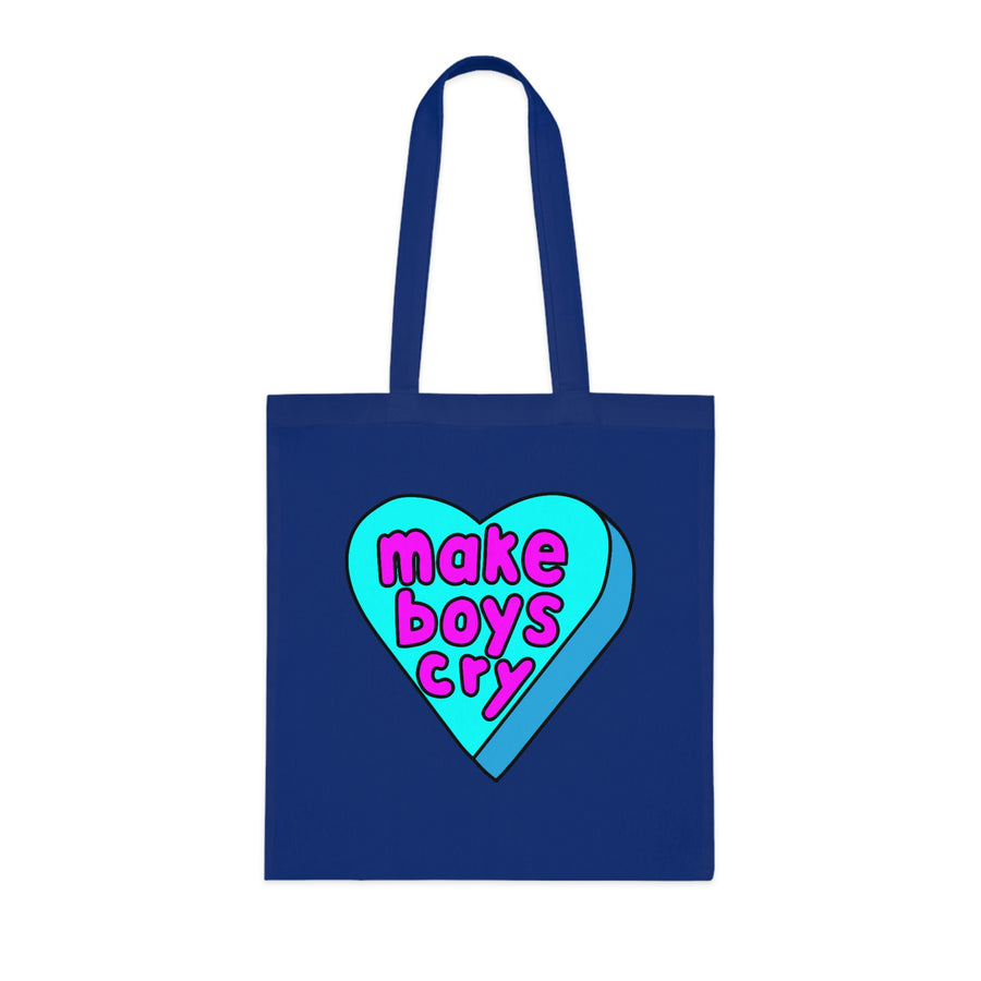 Make Boys Cry Candy Heart Tote Bag