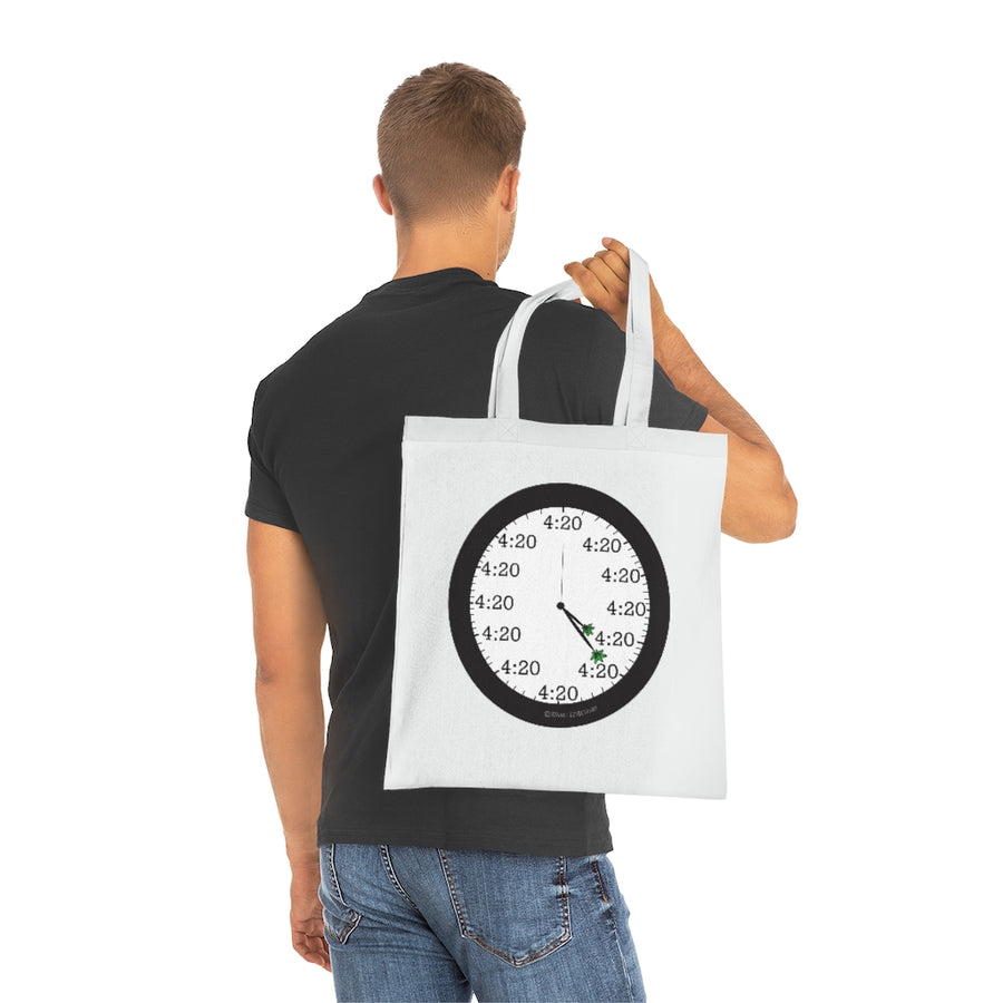 4:20 Clock Tote Bag