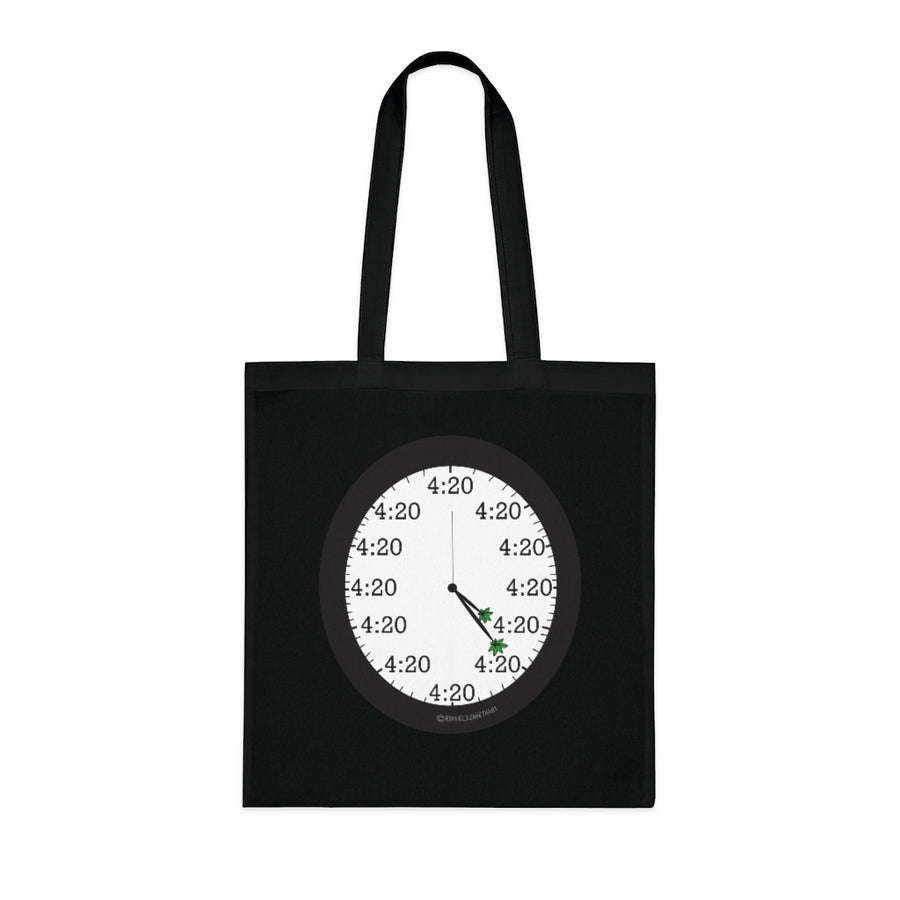 4:20 Clock Tote Bag