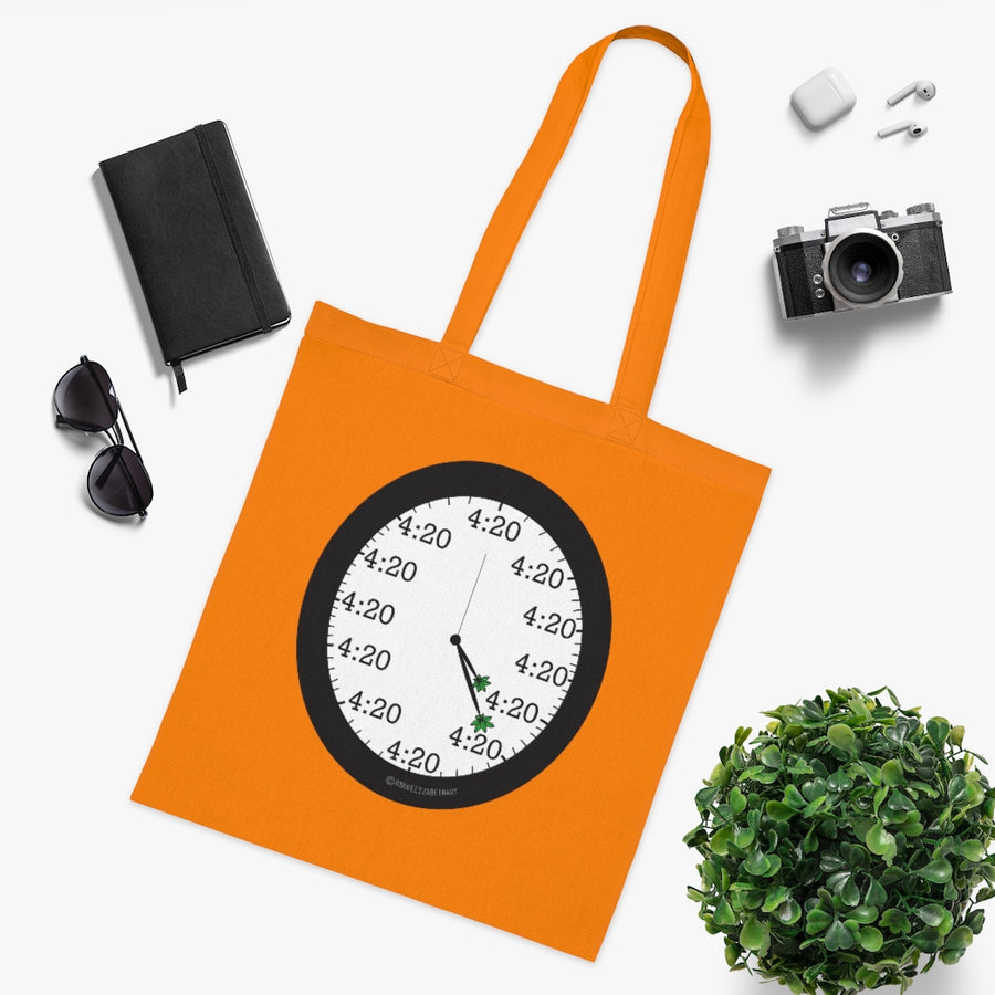 4:20 Clock Tote Bag