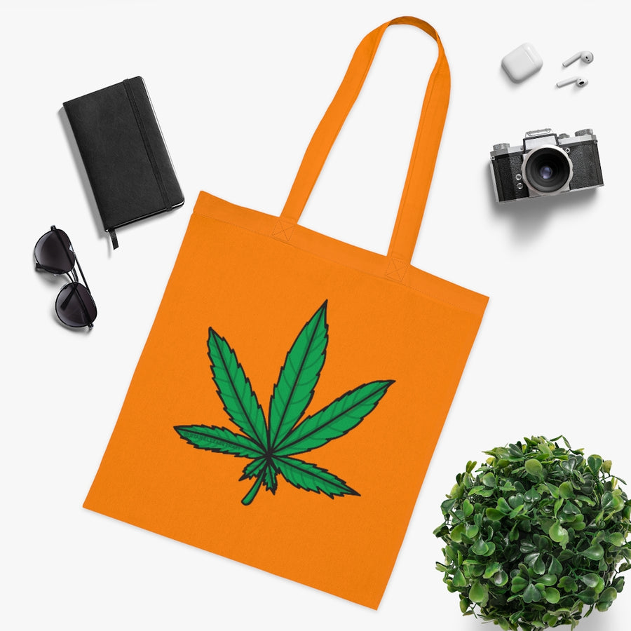 Weed Leaf Tote Bag