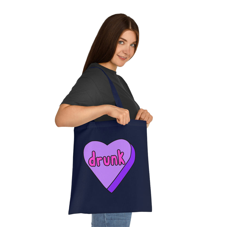 Drunk Candy Heart Tote Bag