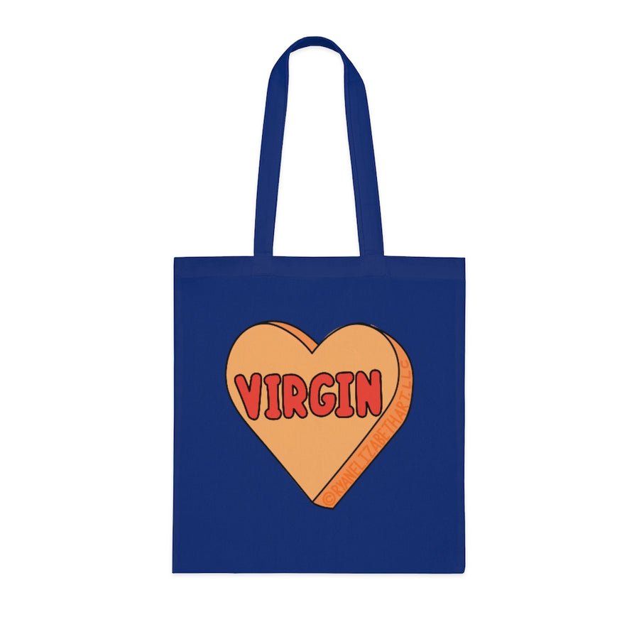 Virgin Candy Heart Tote Bag