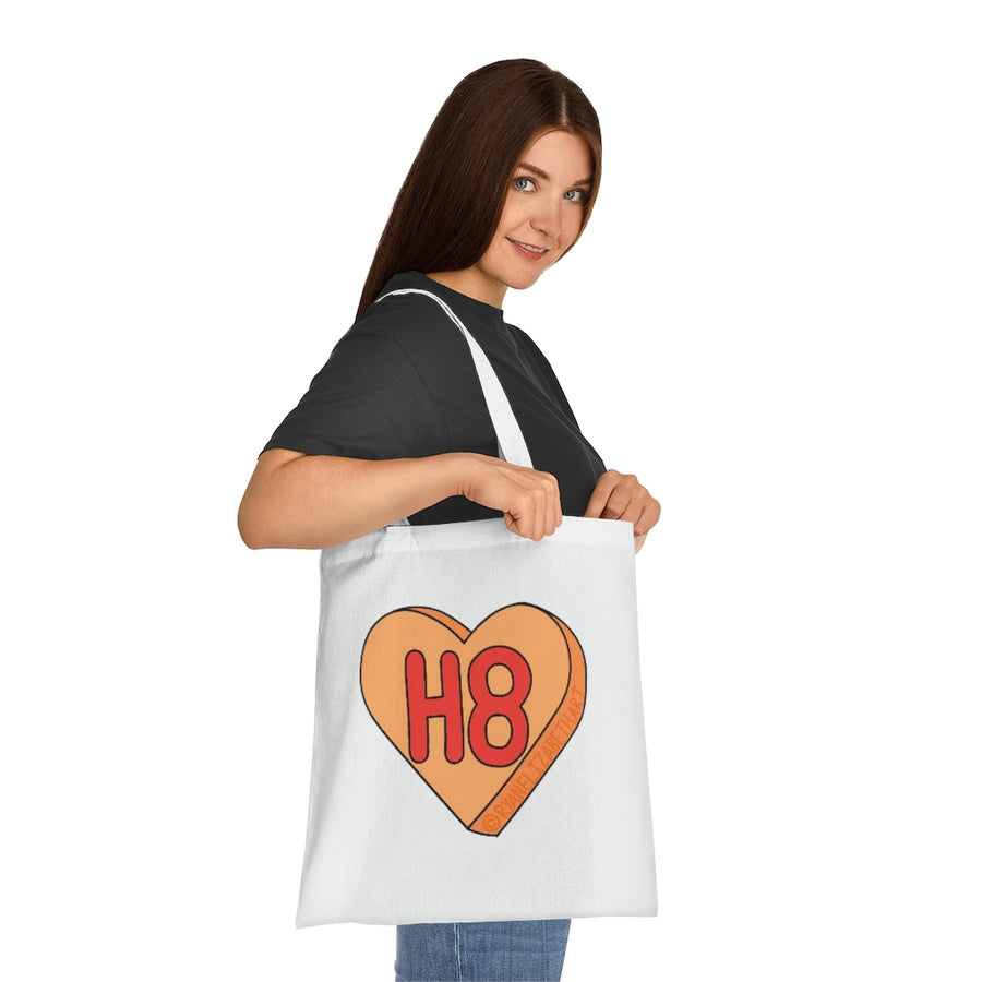 H8 Candy Heart Tote Bag