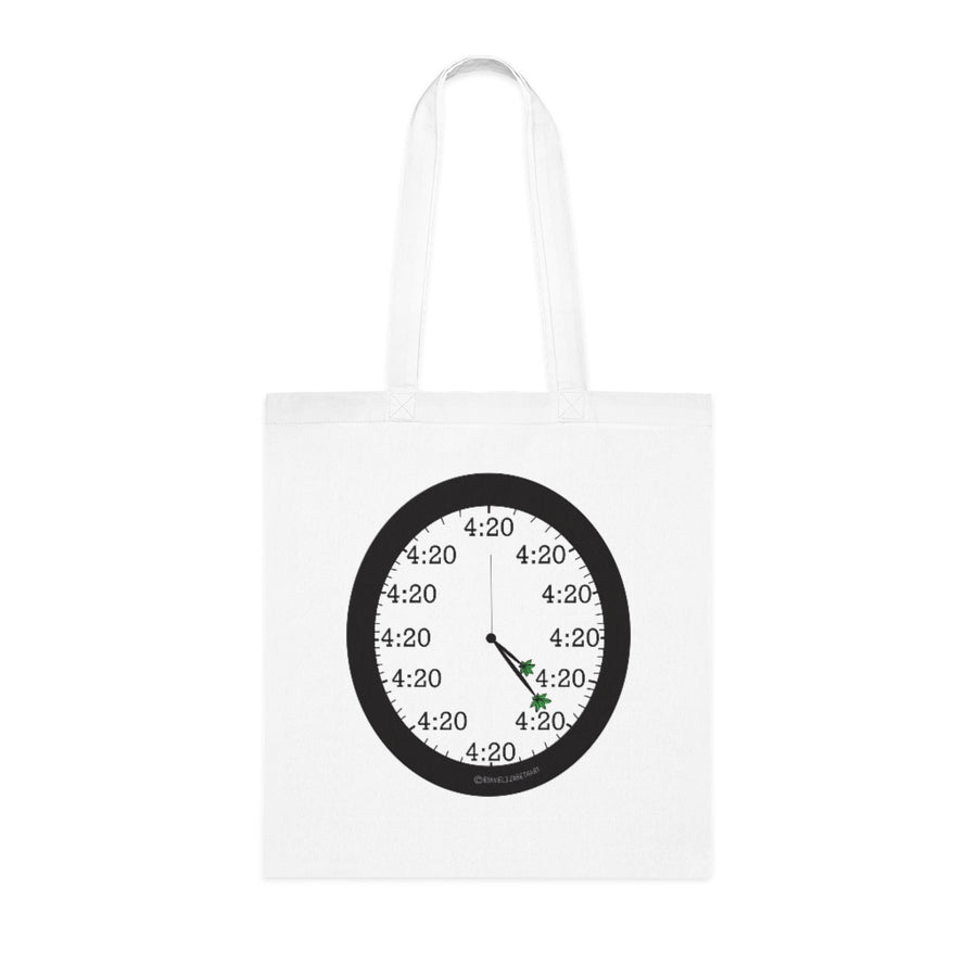 4:20 Clock Tote Bag