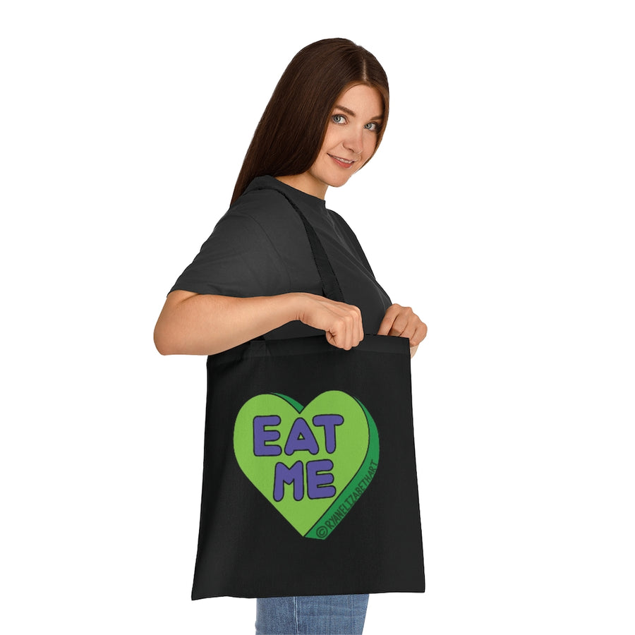 Eat Me Candy Heart Tote Bag