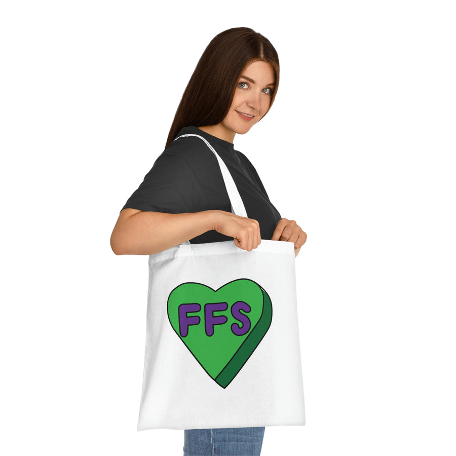 FFS Candy Heart Tote Bag