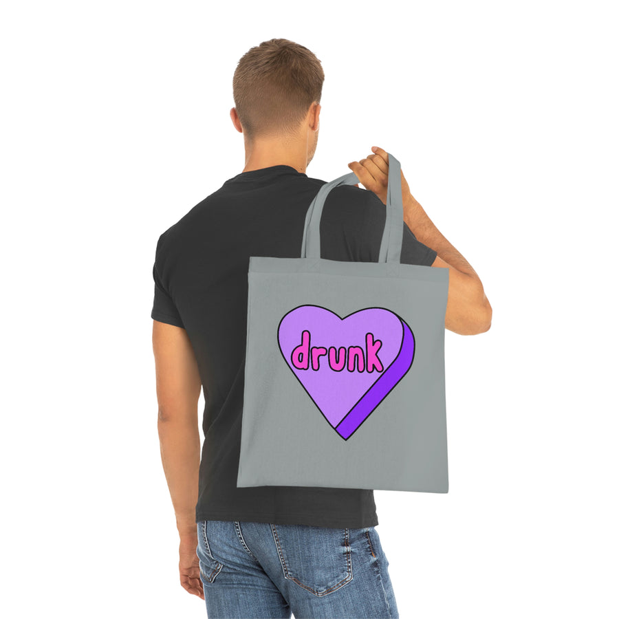 Drunk Candy Heart Tote Bag