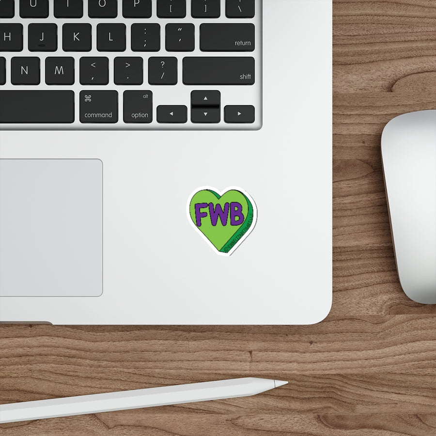 FWB Candy Heart Sticker