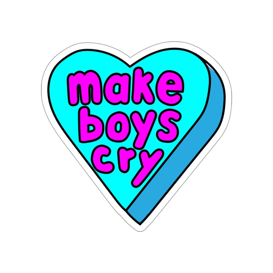 Make Boys Cry Candy Heart Stickers