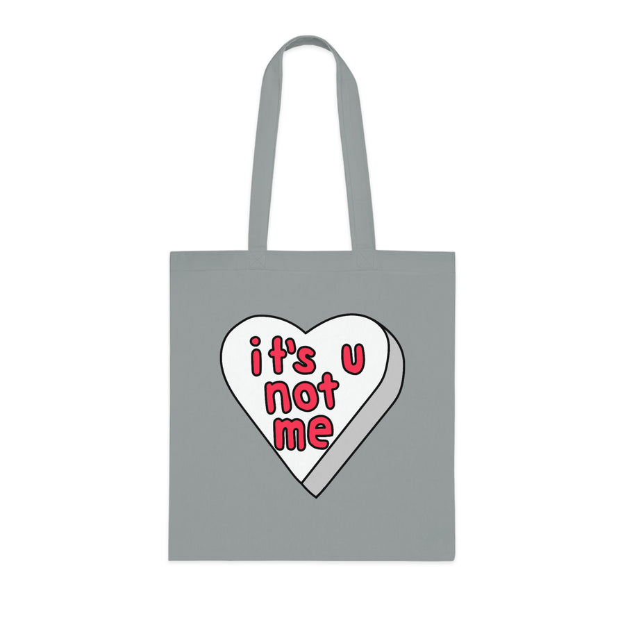 It's U Not Me Candy Heart Tote Bag