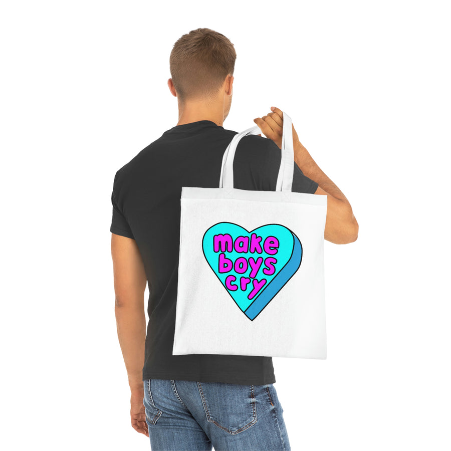 Make Boys Cry Candy Heart Tote Bag