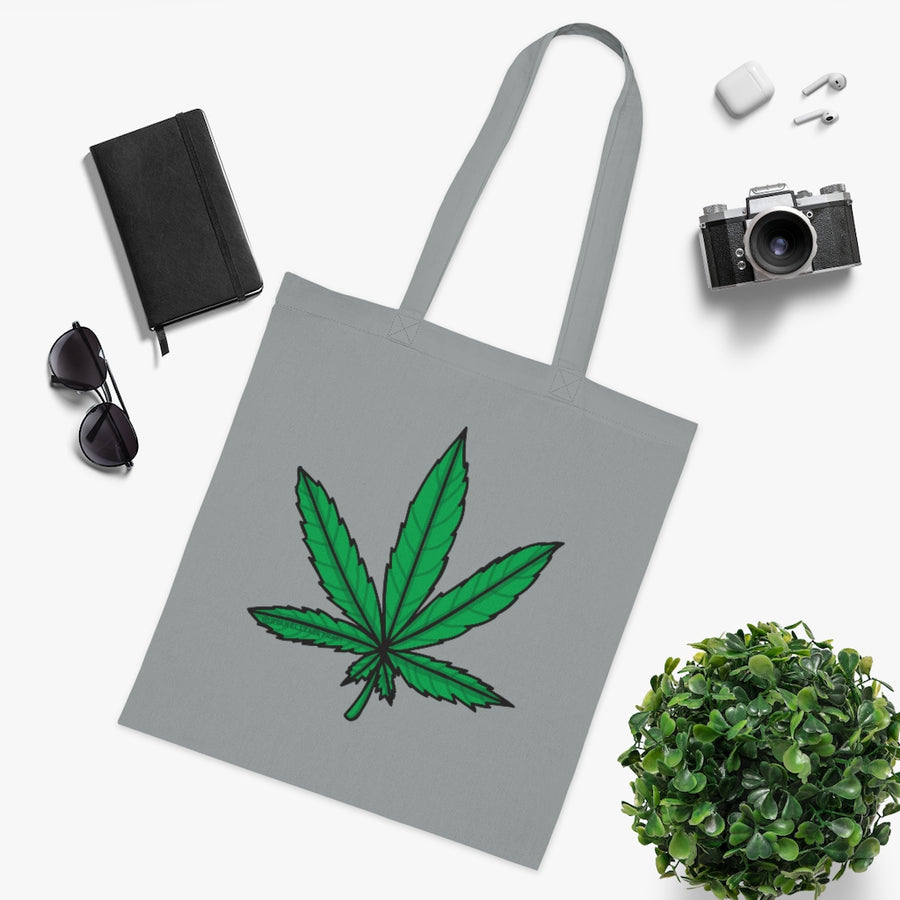 Weed Leaf Tote Bag