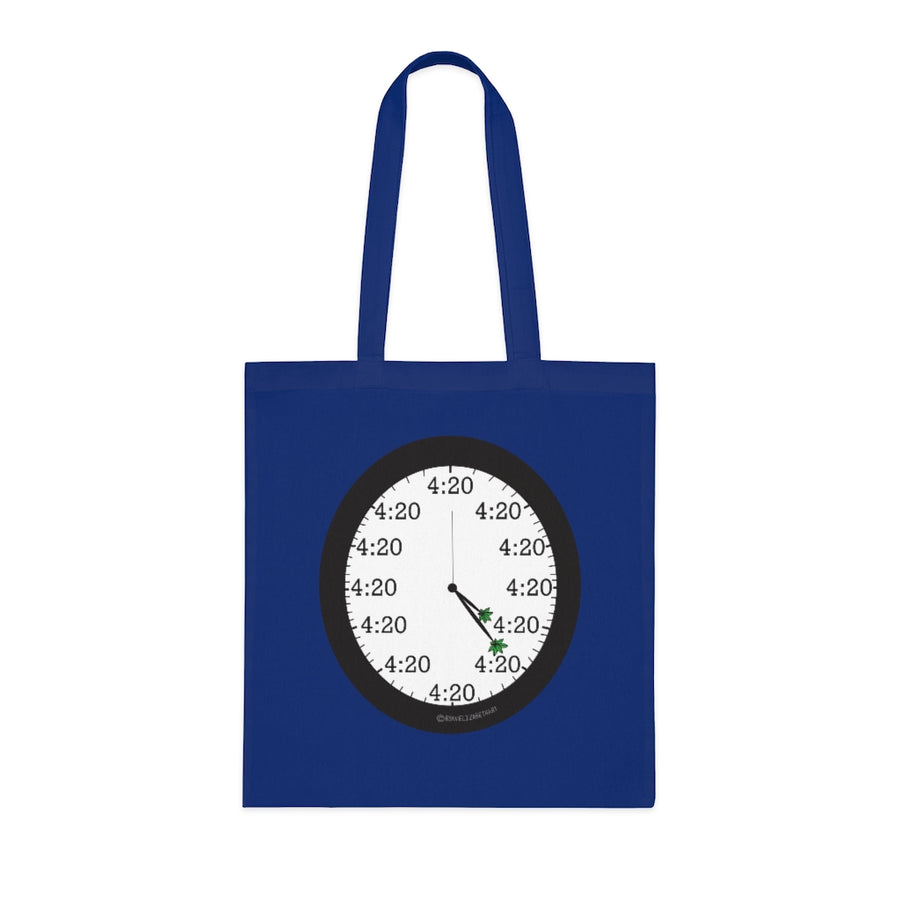 4:20 Clock Tote Bag