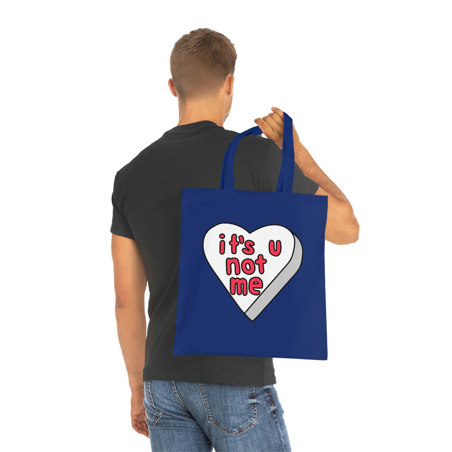 It's U Not Me Candy Heart Tote Bag