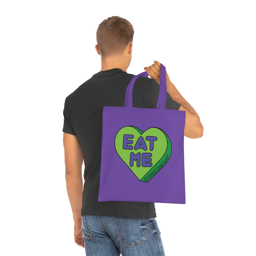 Eat Me Candy Heart Tote Bag