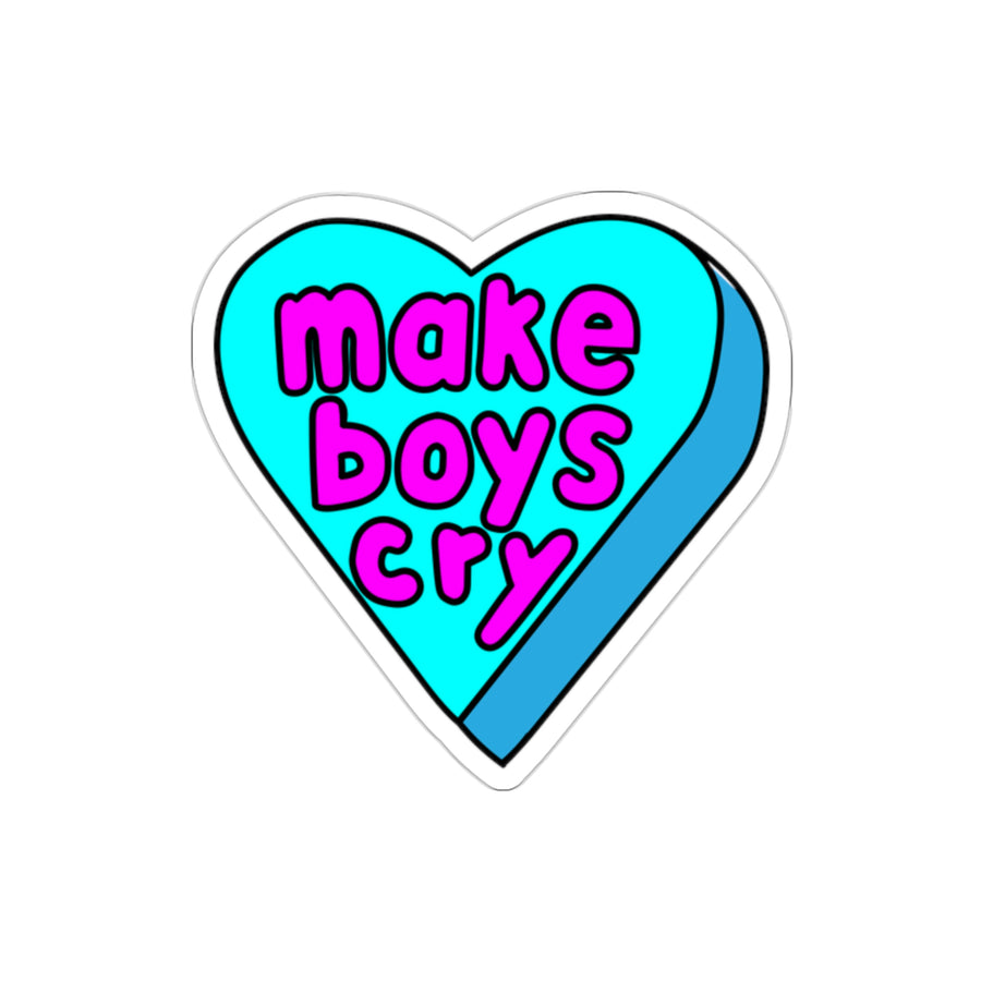 Make Boys Cry Candy Heart Stickers