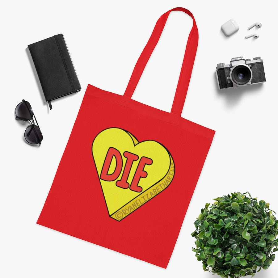 Die Candy Heart Tote Bag