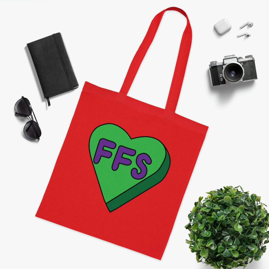 FFS Candy Heart Tote Bag