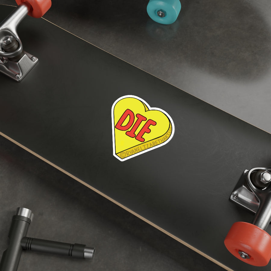 Die Candy Heart Sticker