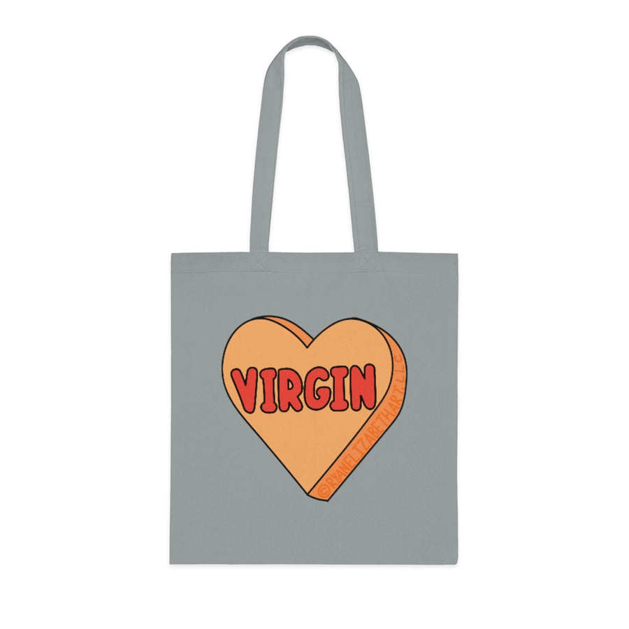 Virgin Candy Heart Tote Bag