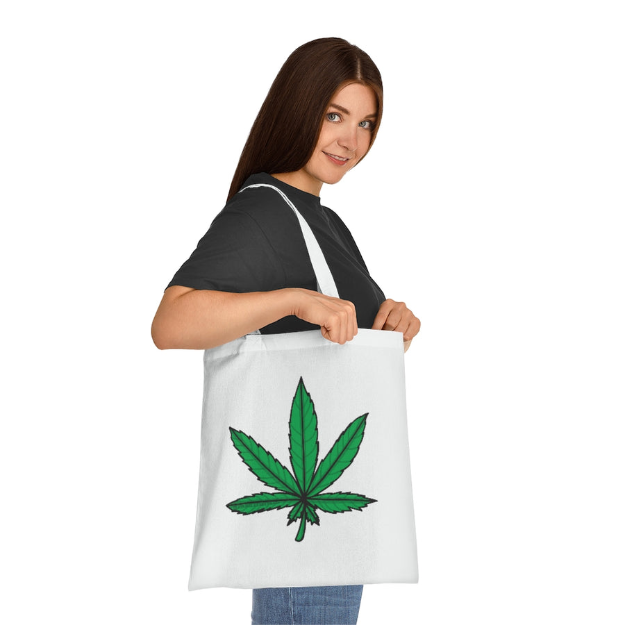 Weed Leaf Tote Bag