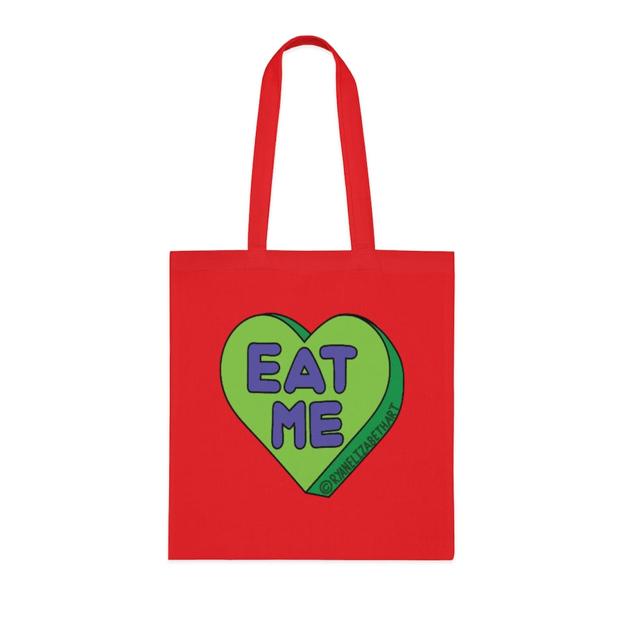 Eat Me Candy Heart Tote Bag